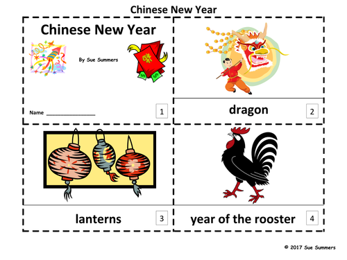 Chinese New Year 2017 - 2 Booklets - The Year of the Rooster - ENGLISH