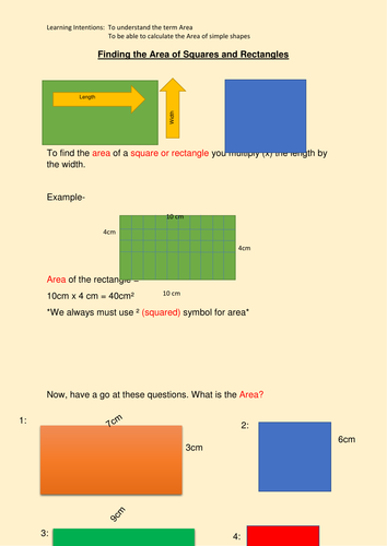 Area and Perimeter