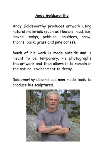 Andy Goldsworthy