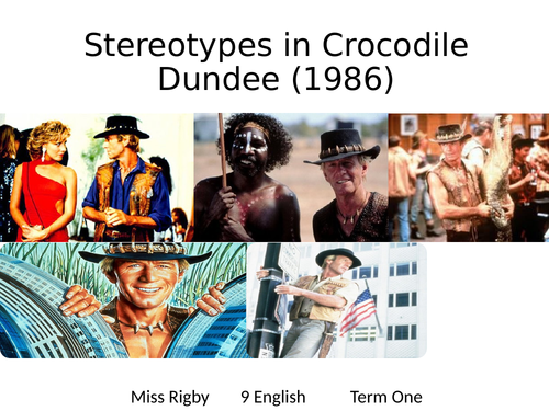 Australian Stereotypes - Crocodile Dundee