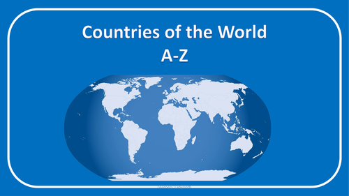 Countries of the World AZ  Teaching Resources