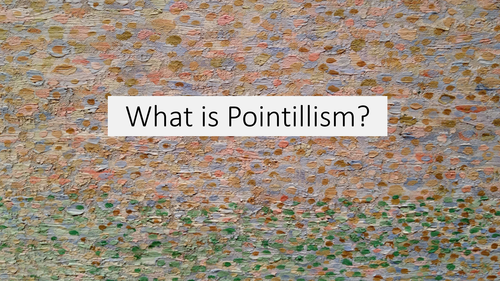 What Is Pointillism Teaching Resources