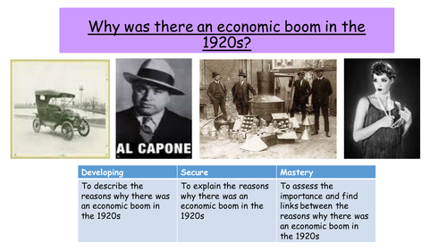 Why was there an economic boom in America?