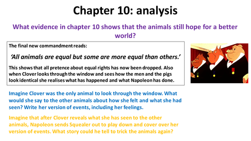 Animal Farm Chapter 1 Summary And Analysis Animal Farm Chapter 10