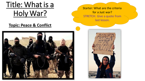 4.6 Holy War - Peace and Conflict - New Edexcel Islam