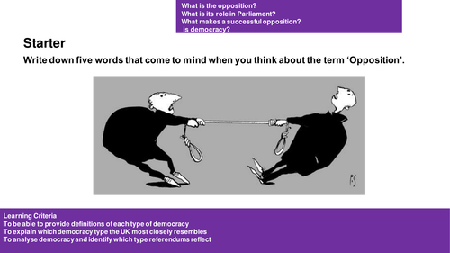 Citizenship Studies The Opposition