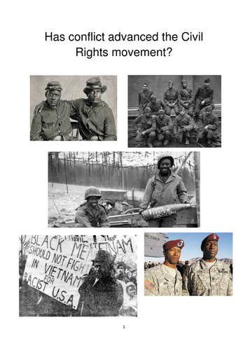 How did Wars impact the civil rights movement in the USA