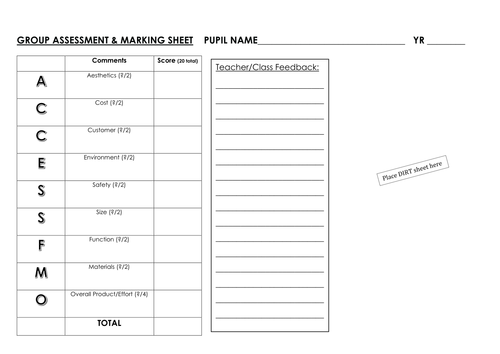 ACCESS FM Final Group Project Assessment Activity General Design Technology