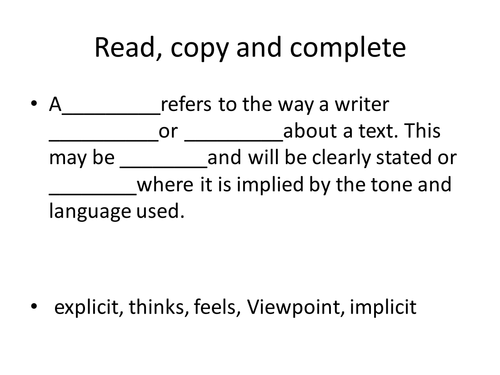 AQA ENGLISH LANGUAGE PAPER 2 WRITER'S VIEWPOINTS AND PERSPECTIVES