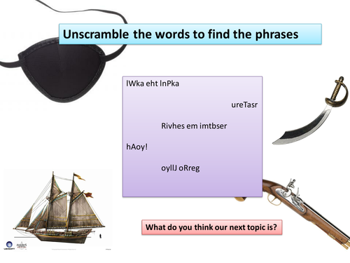 Unit of Work: Piracy 1650 - 1720