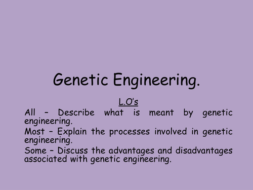 Genetic Engineering