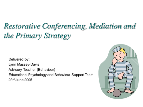 An Overview of Restorative Conferencing