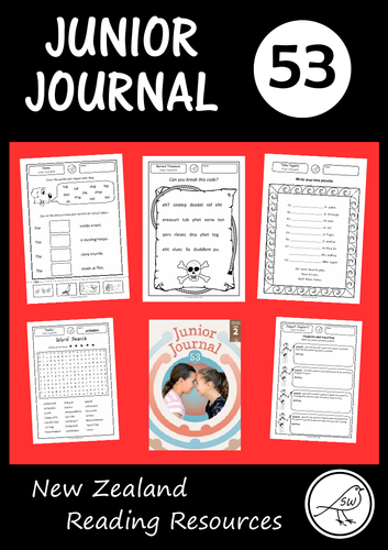 New Zealand Reading - Junior Journal 53 (worksheets)