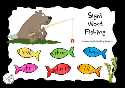 New Zealand Sight Words - Fishing Game