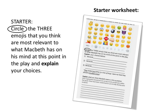 Macbeth Act 3 scene 4 practice exam question (AQA Literature Paper 1)