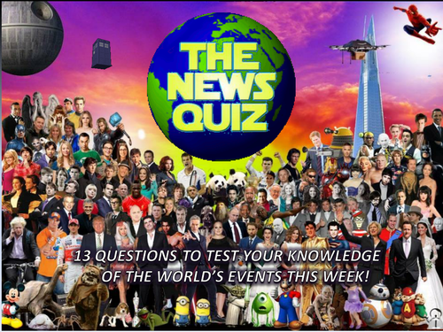 The News Quiz 30th January - 6th February 2017