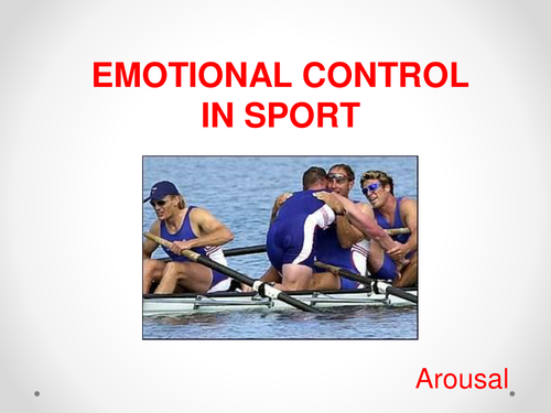 AS AQA PE: New Specification Arousal in Sport
