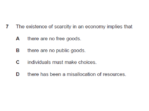 Opportunity Cost. Positive and normative statements.