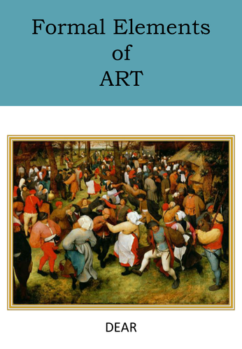 Reading in Art - A collection of text based on the formal elements