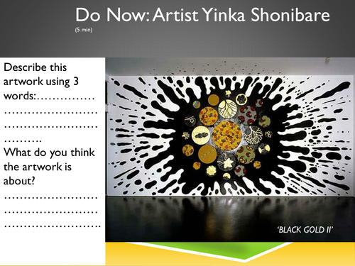 Yinka Shonibare Lesson and Resource