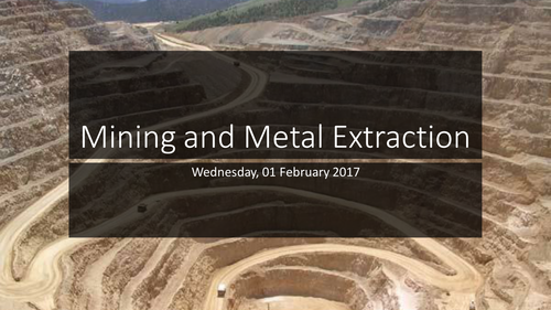 Mining and Metal Extration