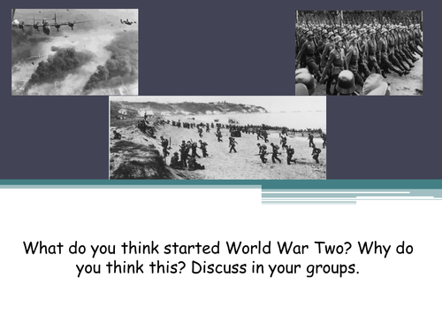 World War II unit of work for Upper KS2 (Year 6)