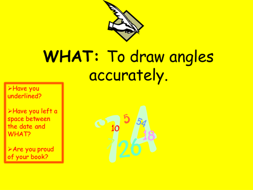 PP Guide - How to Measure and draw angles with a protractor