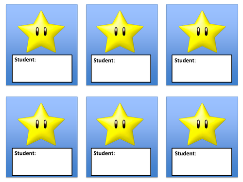 Praise Stars Student Behaviour