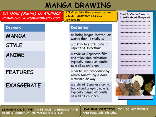 Manga Drawing Lesson