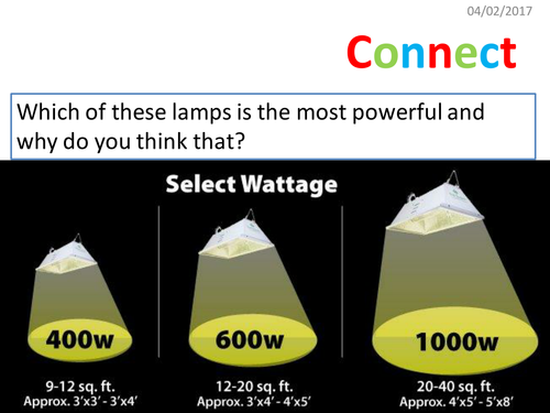 Power - Lesson 13 - Electricity - AQA Physics 2016 Specification