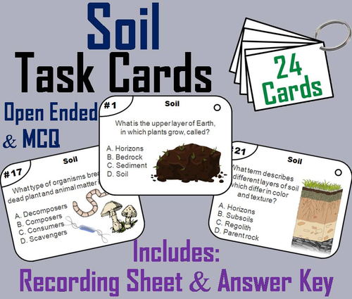 Soil Task Cards