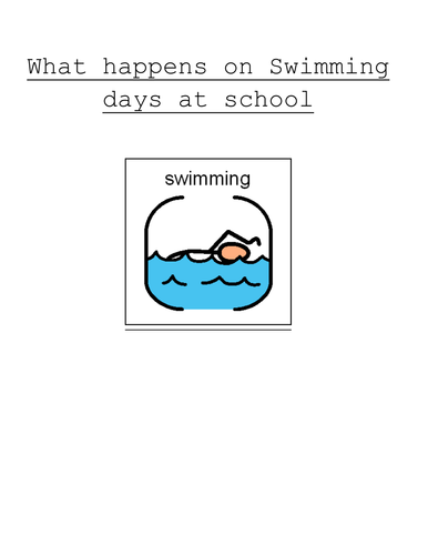 Social Story: Swimming Classes / Lessons