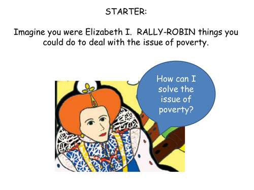 AQA 8145 How did Elizabeth I's government deal with poverty