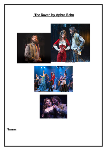 Aphra Behn The Rover Knowledge Organiser