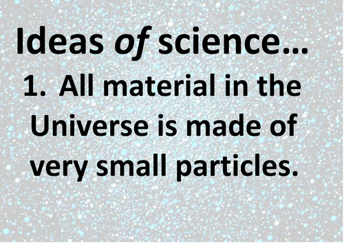 Big ideas of and about science