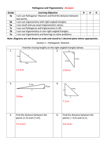 Levelled/Graded Worksheets - Geometry - Editable