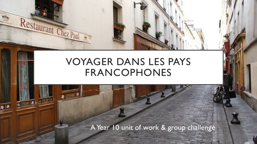 Studio Module 5 3,2,1 partez. Unit of work collaborative group tasks and itinerary