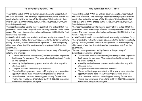 AQA 8145 - Significance of the NHS