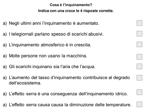 Cosa e' l'inquinamento