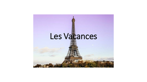 LES VACANCES. pptx