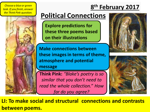 Blake - Songs of Innocence - AQA Social Protest: Little Girl Lost, Little Boy Lost