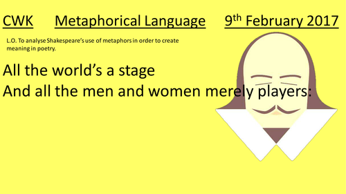 Shakespeare's Metaphorical Language
