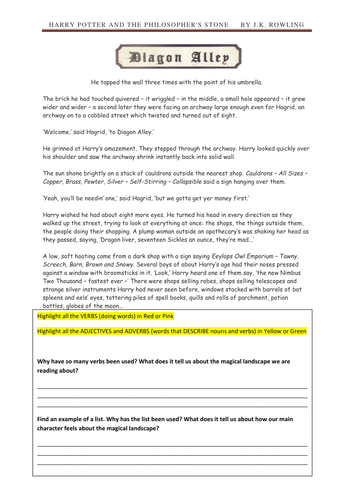 Magical Landscapes Worksheet