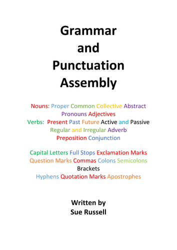 Grammar and Punctuation Assembly or Class Play