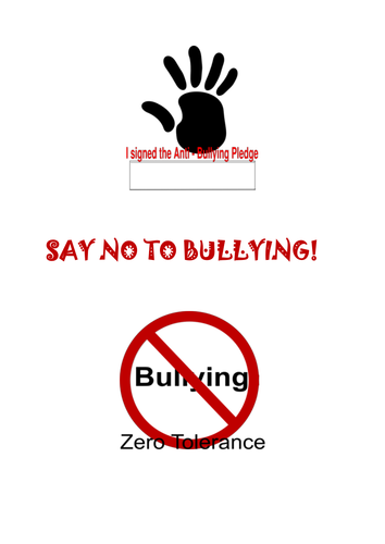 Say No to Bullying Pack