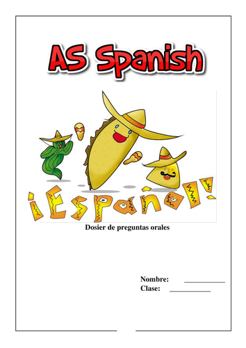 Preguntas orales para Spanish Year 1 (AQA)_Bank of prompting questions and advice