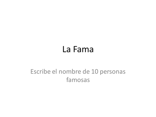 La Fama