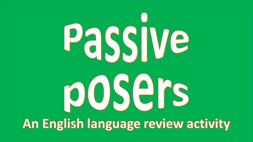 Passive voice posers