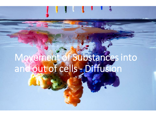 Exchange and Transport across the cell surface membrane - Diffusion