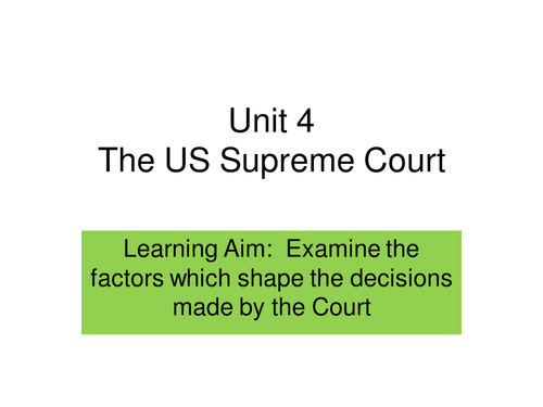 Factors that Influence the Decisions of Justices on the US Supreme Court